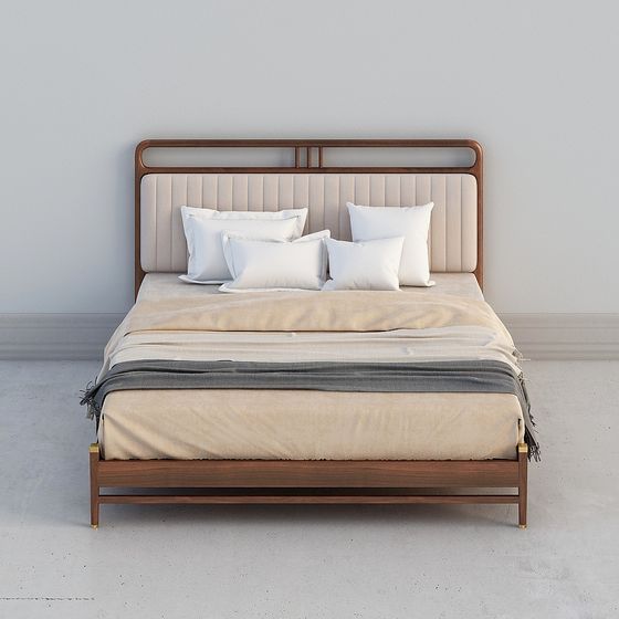 Urban Retreat Bed Frame 3D model