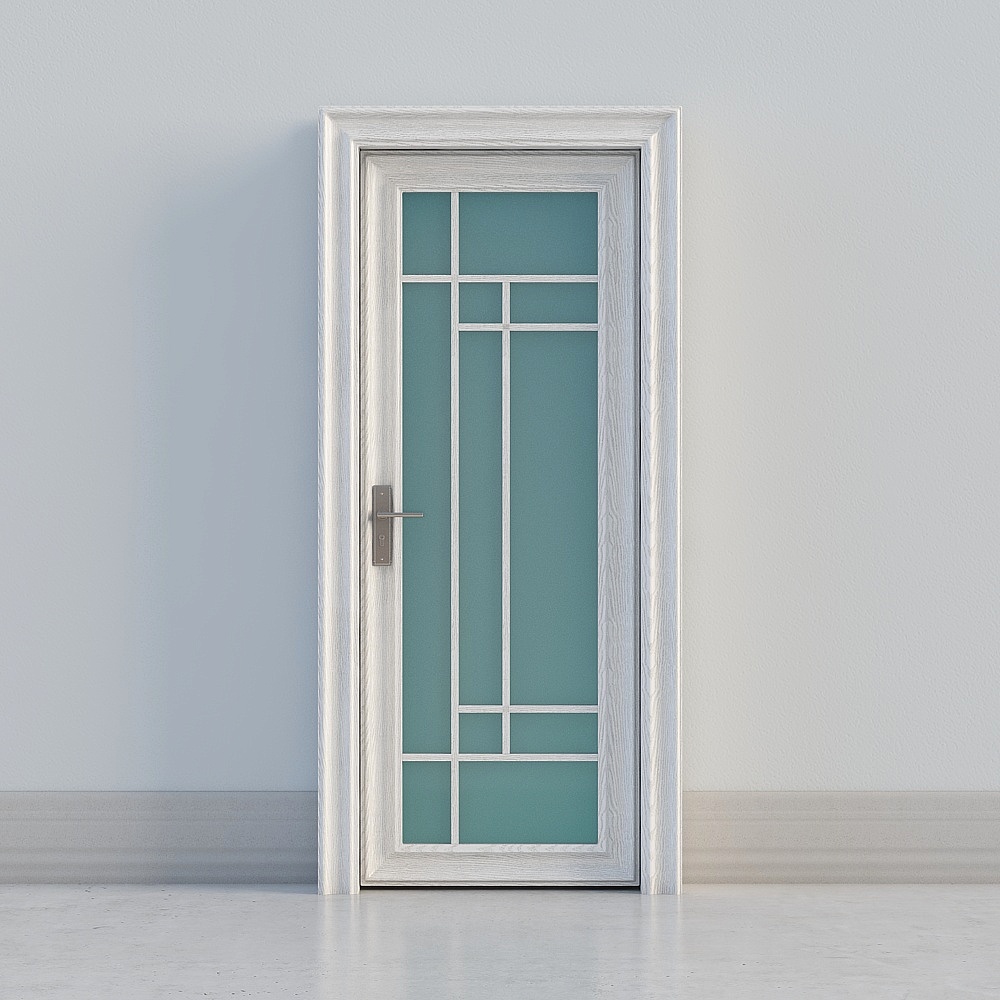 Chinese White Styled Door