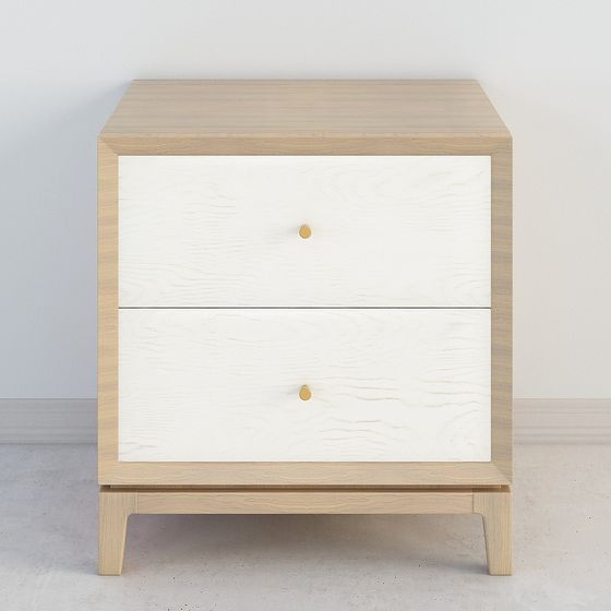 Urban Elegance Bedside Table 3D model