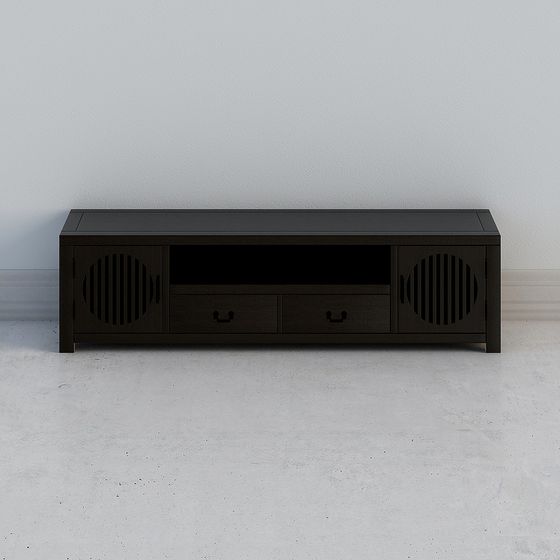 Modern Minimalist TV Stand 3D model