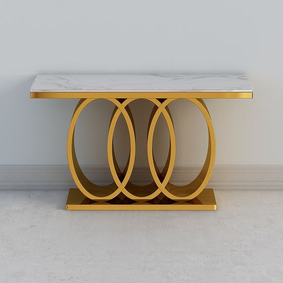 Halo Table 3D model for Modern Aesthetics