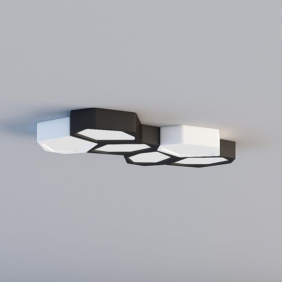 Hexagon Shadow Light 3D model