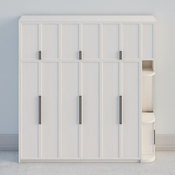 City Wardrobe 3D model for Modern Interior Design