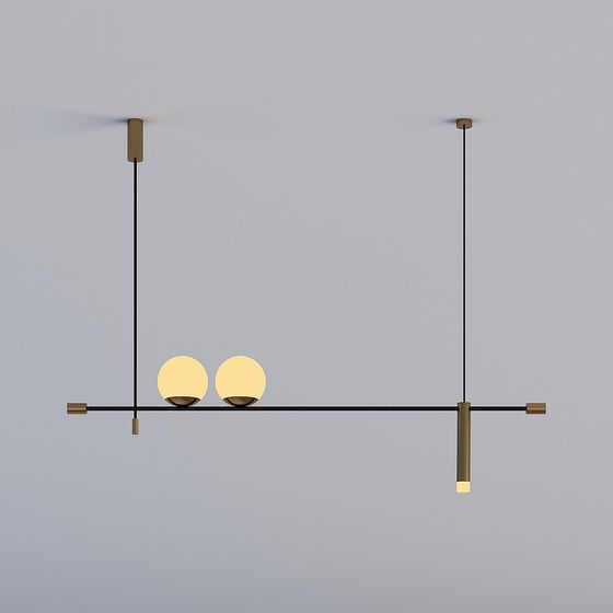 Balance of Light Pendant Lamp 3D model