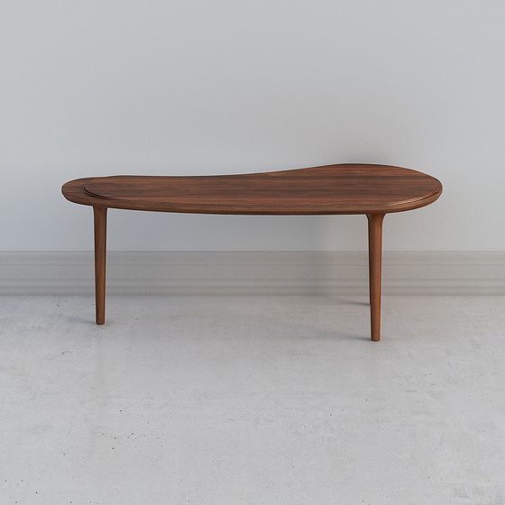 Streamlined Table Streamline Coffee Table 3D model