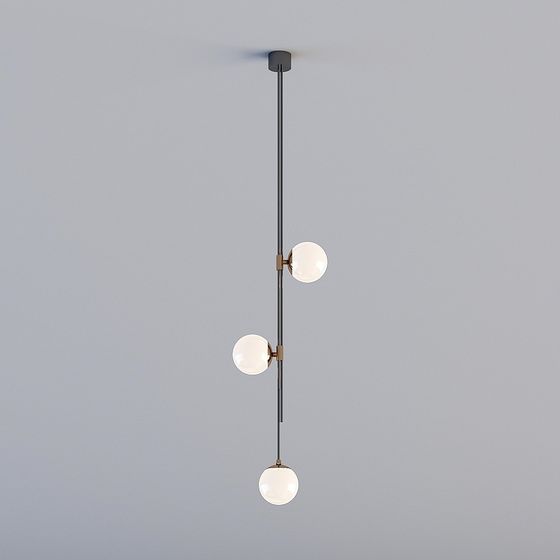 Sphere Cascade 3D Model Pendant Light for Modern Interiors