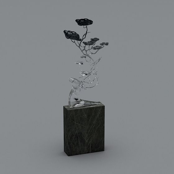 Crystal Tree 3D model