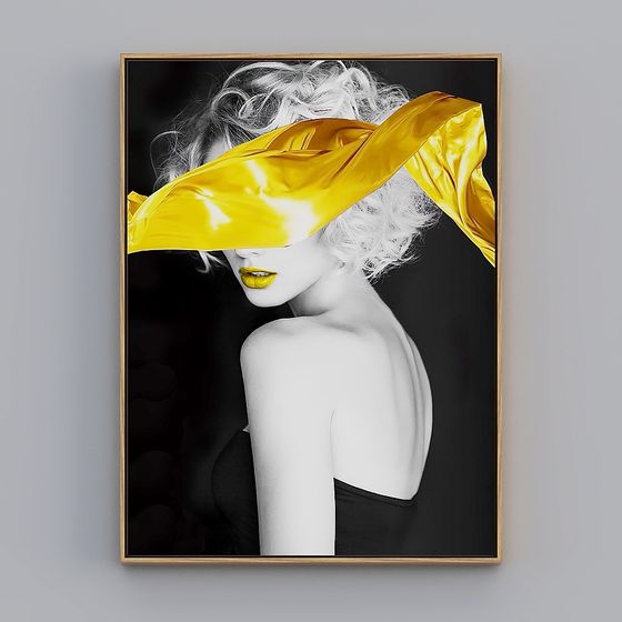 Golden Veil 3D Model