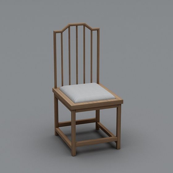 Elegant Low-Poly Chair 3D model for Modern Designs