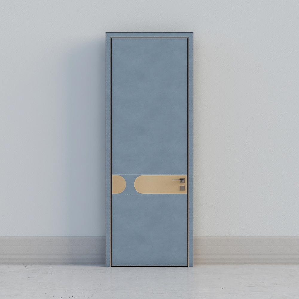 Light and luxurious modern bedroom door