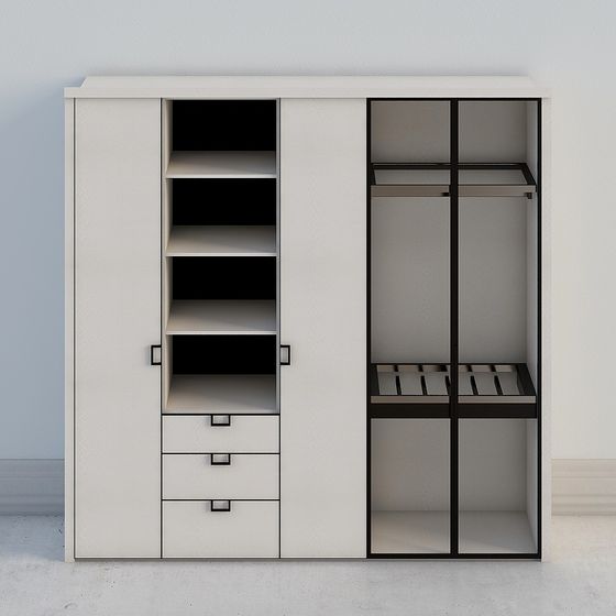Urban Closet 3D model for Modern Aesthetics