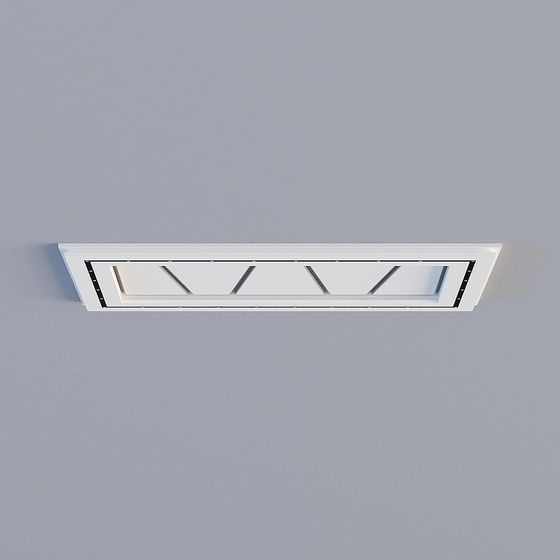 Linear Light Fixture 3D model for Modern Spaces