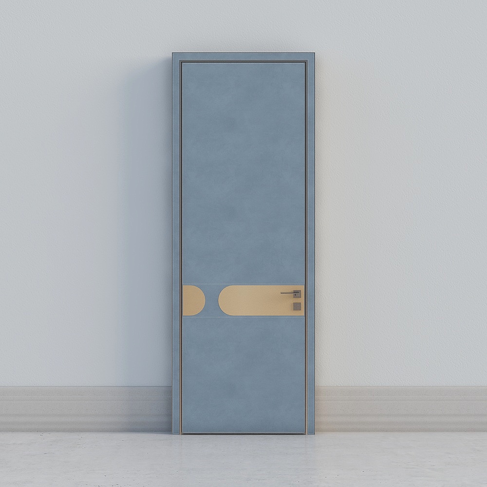 Light and luxurious modern bedroom door