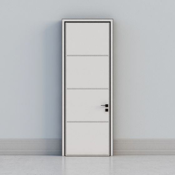 Urban Gate 3D model - Modern Minimalist Door Design