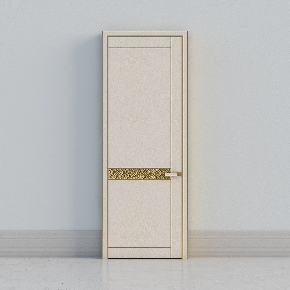 modern beige door