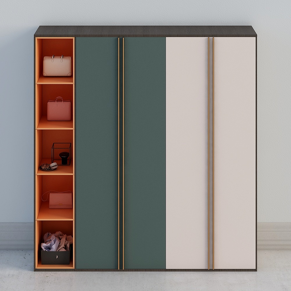 Light and luxurious wardrobe