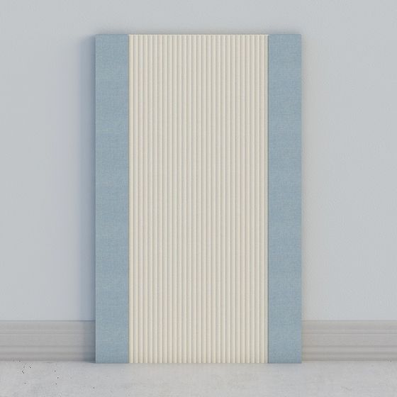 Striped Panel 3D model for Modern Design