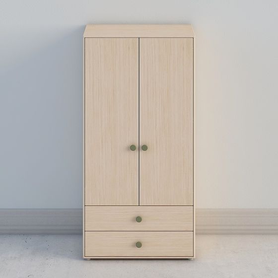 Modern Minimalist Wardrobe 3D model