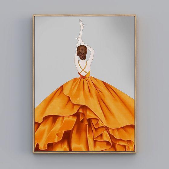 Dancing Elegance 3D model