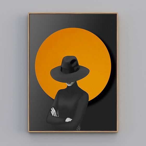 Mysterious Night Shadow 3D model for Creative Projects