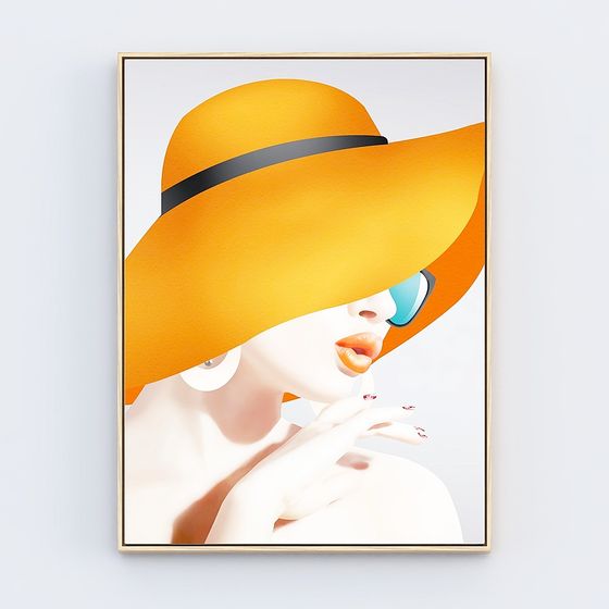 Stylish Lady 3D Model in Modern Urban Style