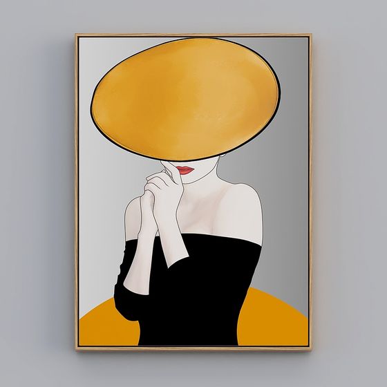 Abstract Woman 3D Model for Modern Artistic Expressions