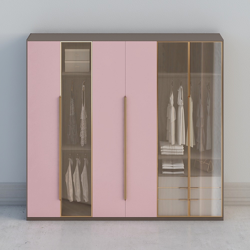 Armadio leggero e lussuoso