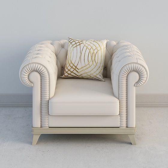 Classic Armchair 3D model for Modern Interiors