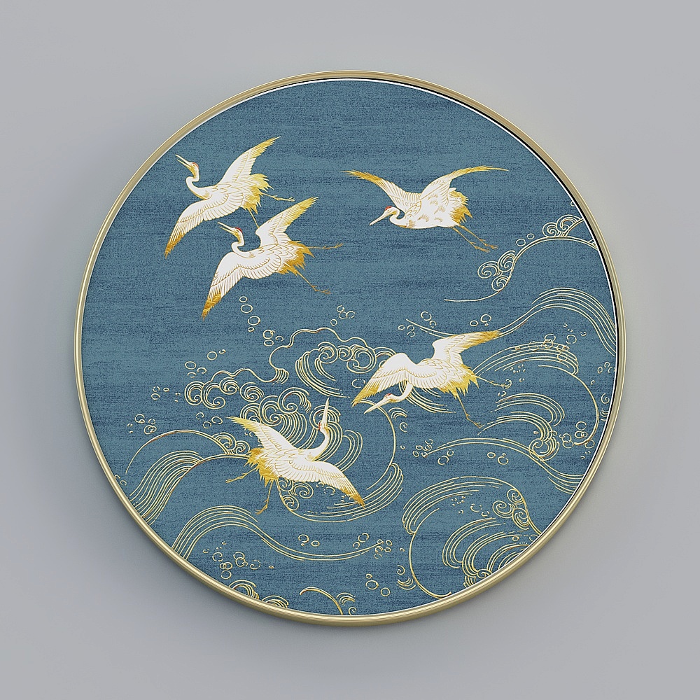 Courtesy full house with painting - modern living room decorative painting - single - rich auspicious J