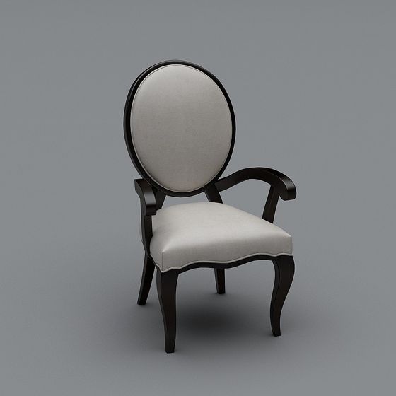 Elegant Vintage Armchair 3D model