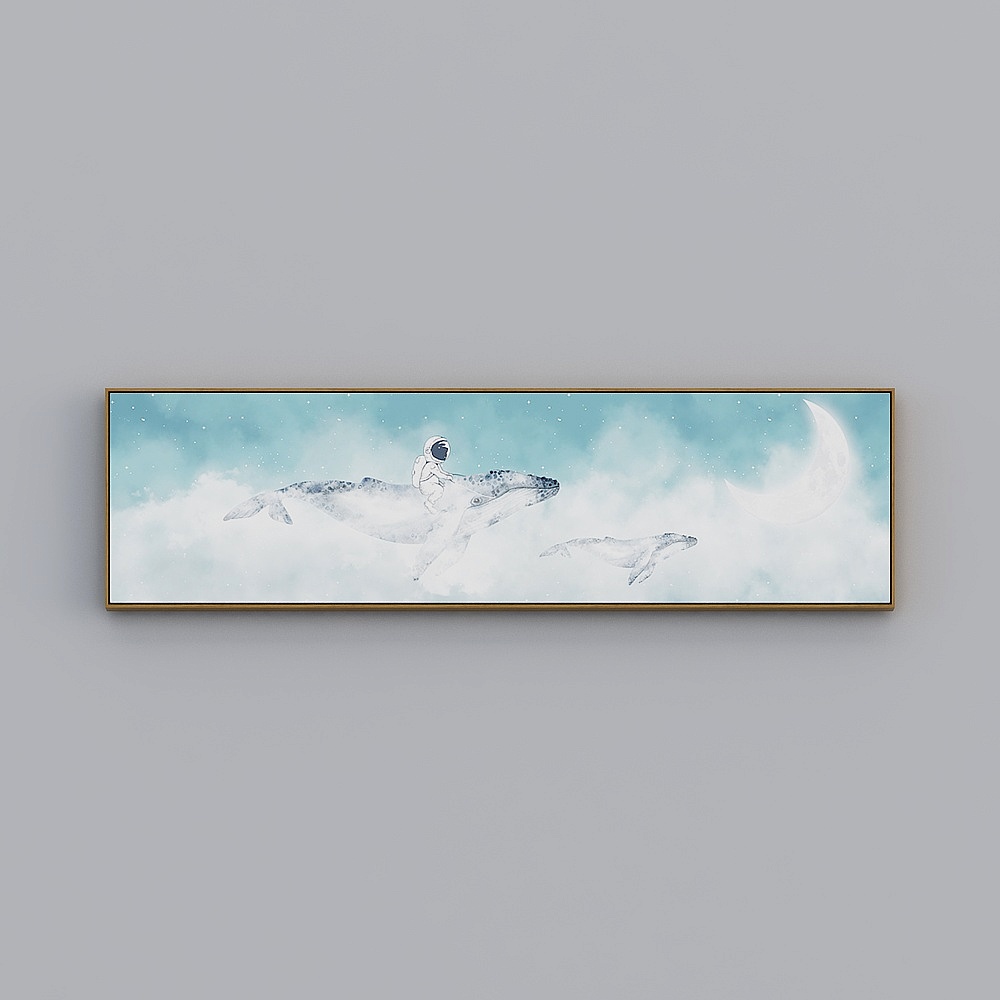 Courtesy full house with painting - modern living room decorative painting - living room single - touring the sky dream L