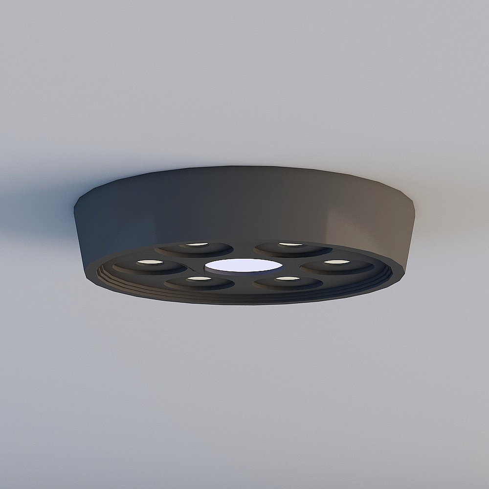 Stylish Low-Poly 3D Light Fixture Model