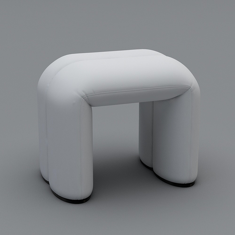 Unique Low-Poly Style Chair 3D model