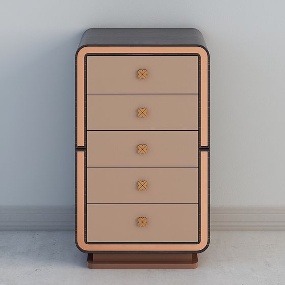 Art Deco Dresser 3D model