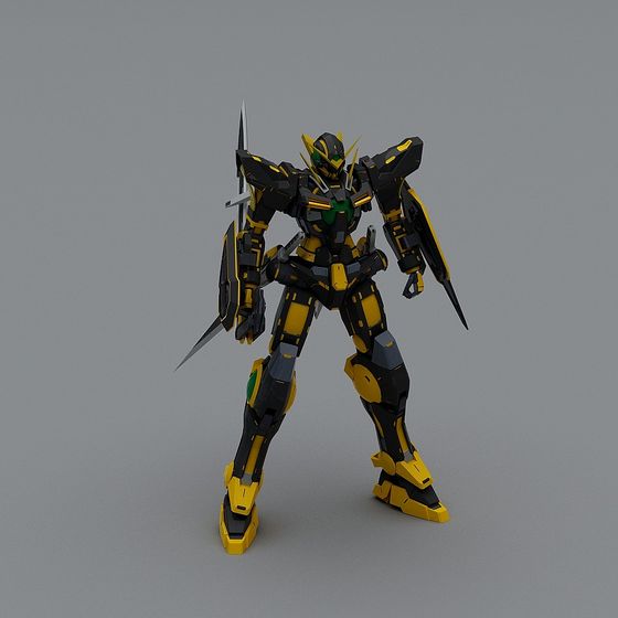 Mechanical Warrior 3D model for Sci-Fi Enthusiasts