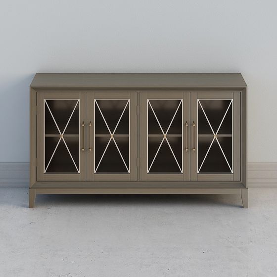 Urban Window Display Cabinet 3D model