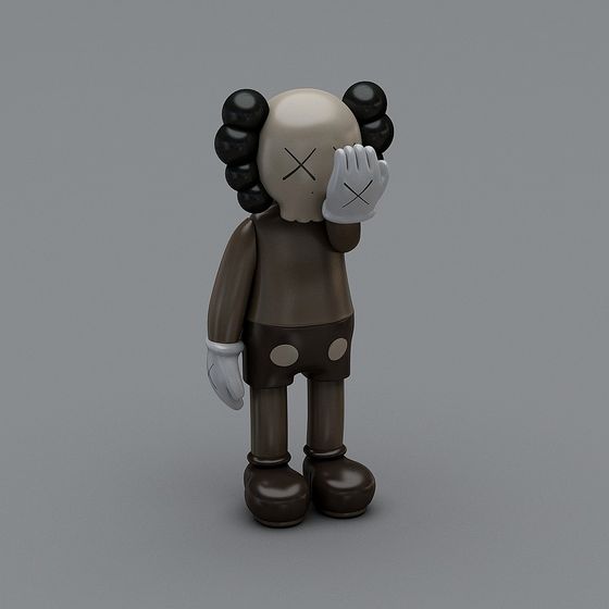 Kaws 3D Model - Unique Artistic Design