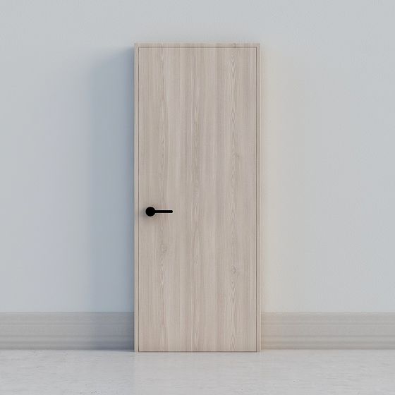 Elegant Minimalist 3D Model Door for Creative Spaces