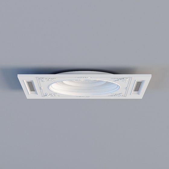 Elegant Ceiling Decoration 3D Model