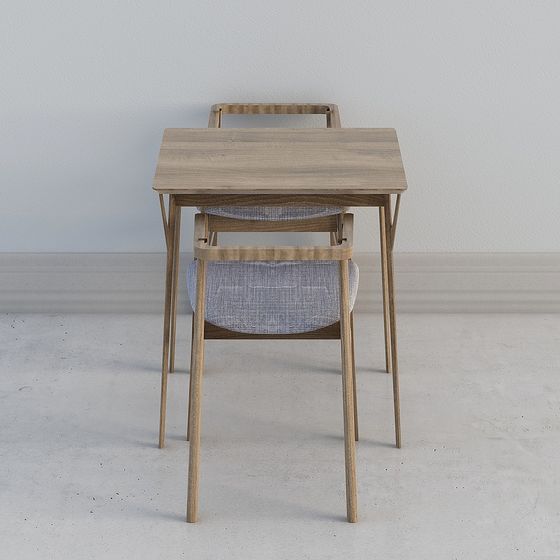 Urban Study Desk and Chair 3D model