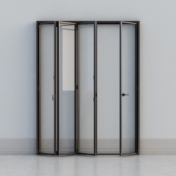 Folding Glass Door 3D model