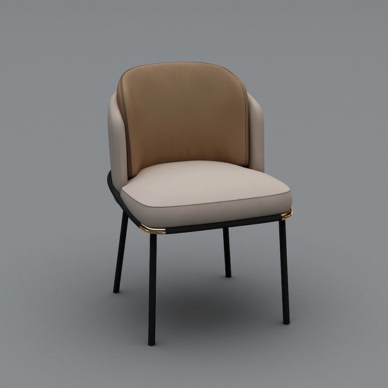 Elegant Low Poly Chair 3D model for Modern Interiors