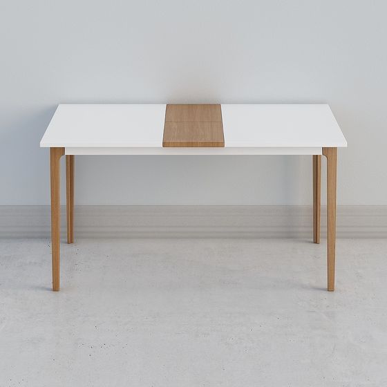 Minimalist Extendable Desk 3D model