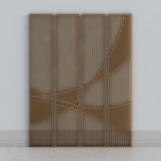 Metal Fence Screens 3D model