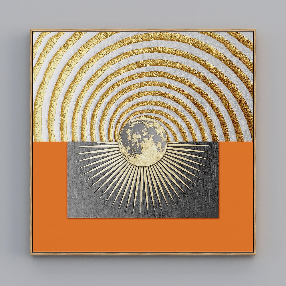 Courtesy full house with painting - modern living room decorative painting - single - abstract painting U