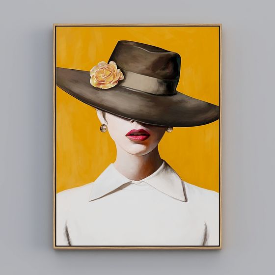 Elegant Lady 3D model for Artistic Designs