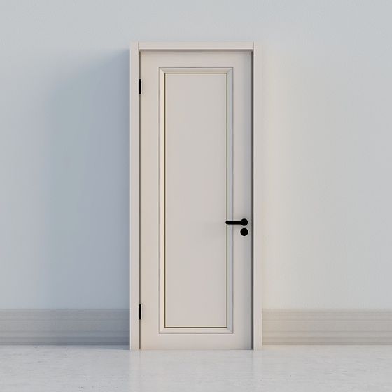 Minimalist Door 3D model for Creative Projects