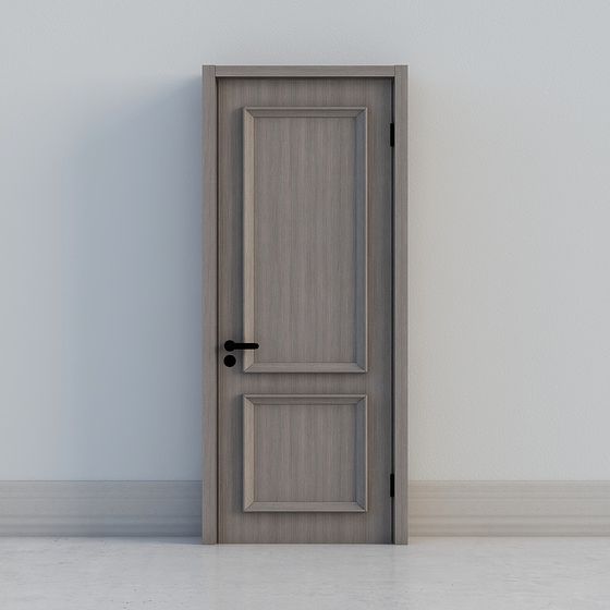 Stylish Low-Poly 3D Door Model