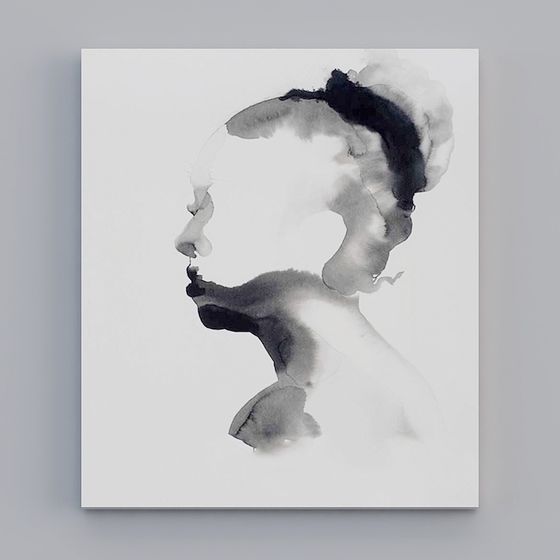 Ink Wash Shadow 3D model