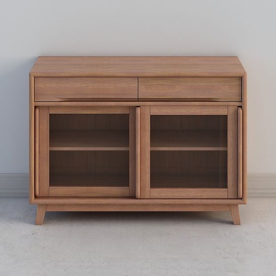 Mid-Century Modern Sideboard 3D model